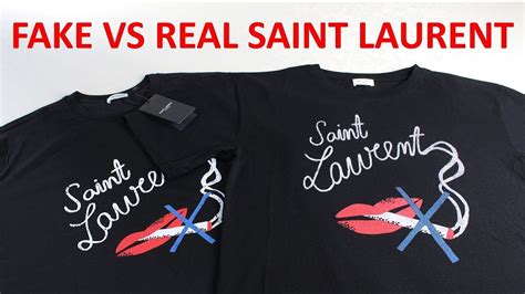 tee shirt saint laurent fake